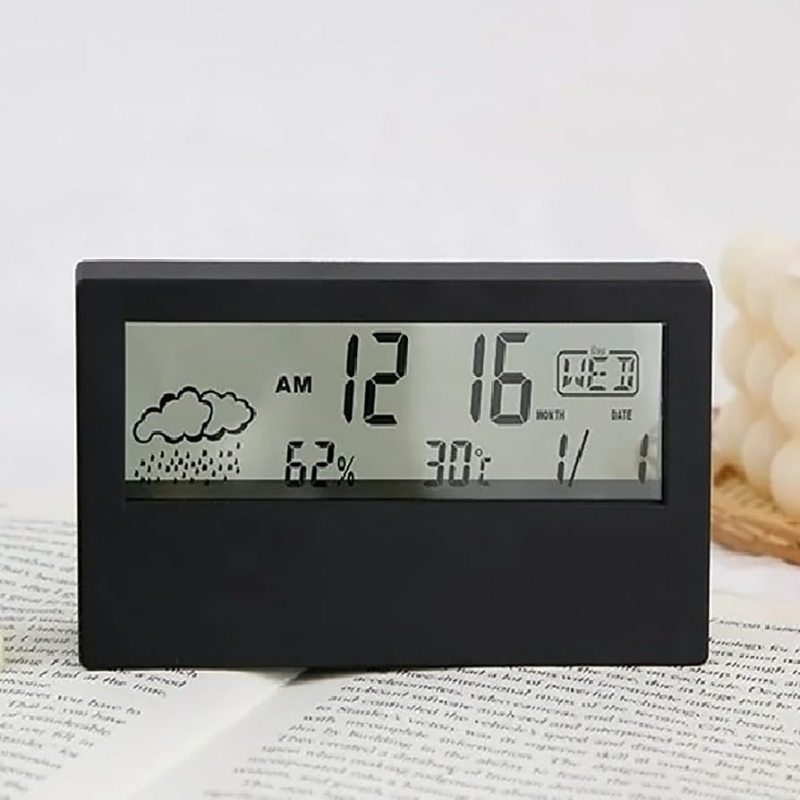 Thermo-Hygrometer Clock