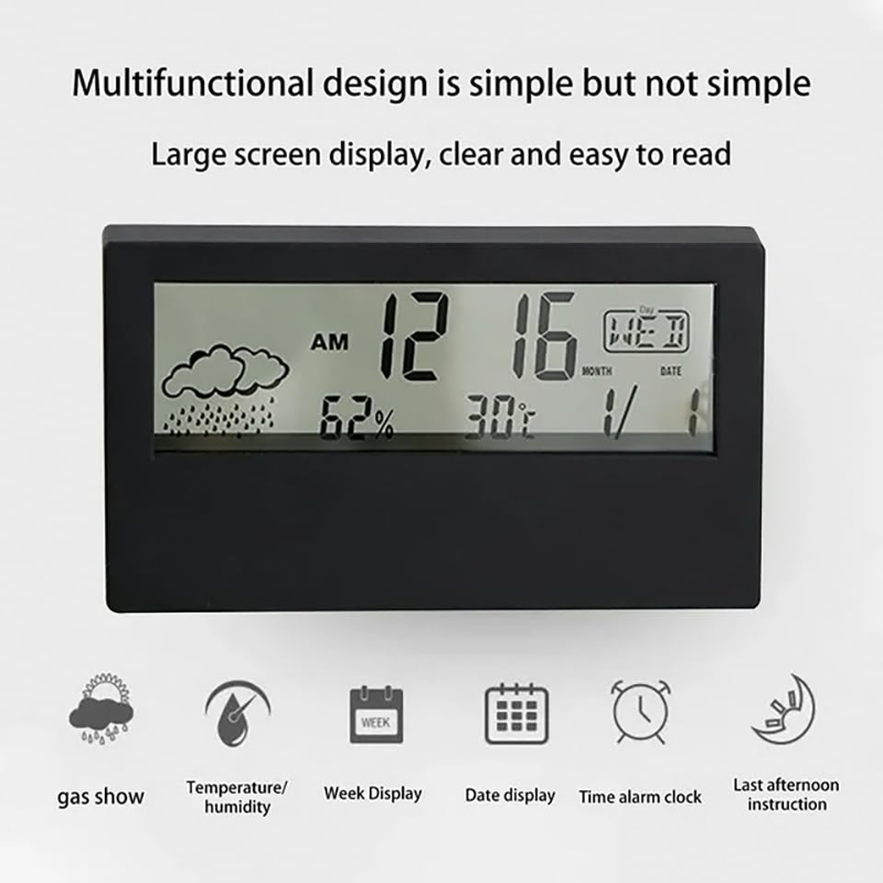 Thermo-Hygrometer Clock