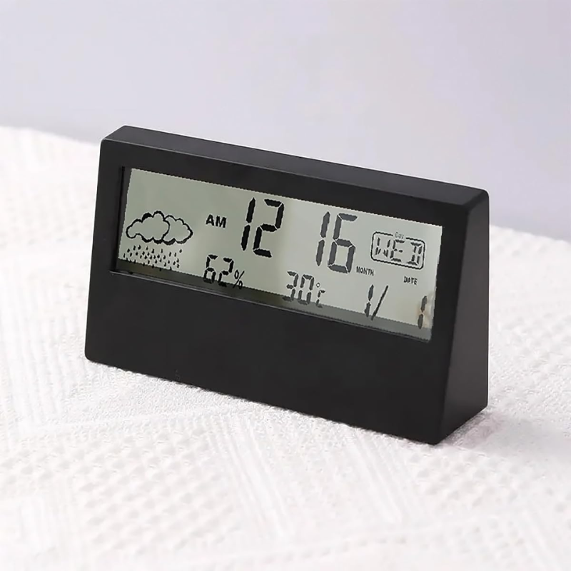 Thermo-Hygrometer Clock