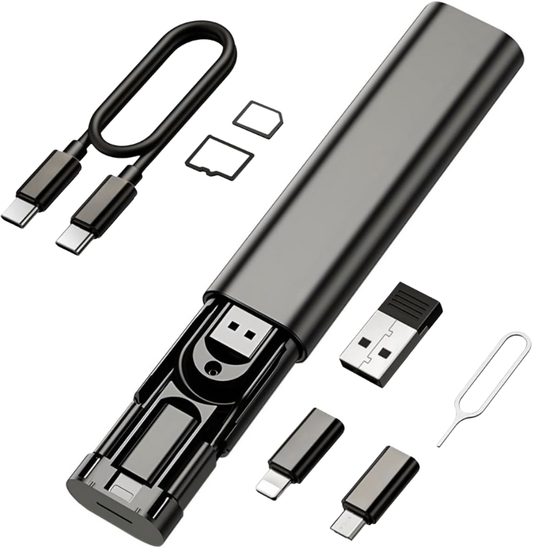 Multi functional compact cable card set