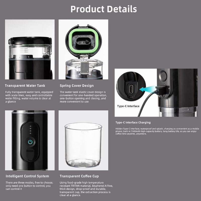 Portable coffee maker