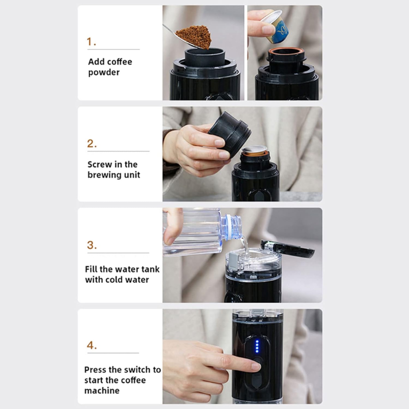 Portable coffee maker