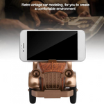 Bamboo Led Digital Classic Vintage Car Speaker