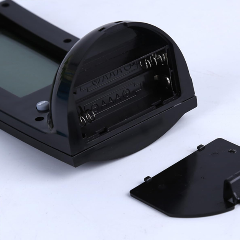 Digital table clock alarm with snooze