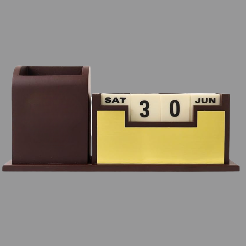 Pen Stand With Calendar