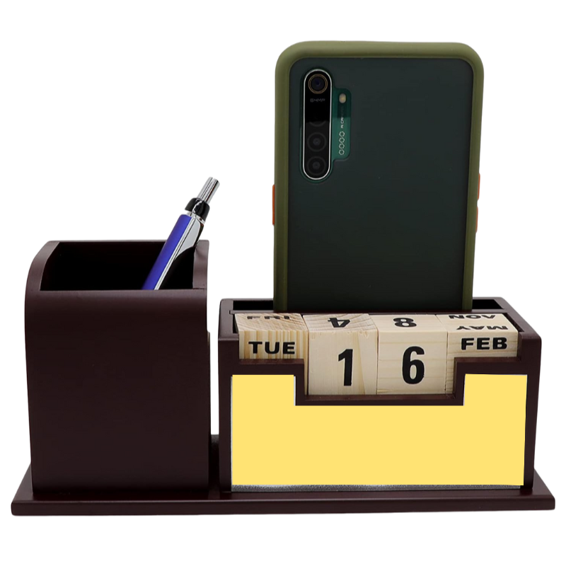 Pen Stand With Calendar