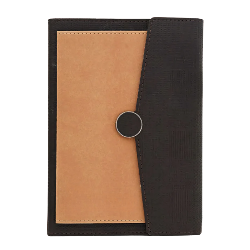 Envoloped Diary And Pen Set (Brown)