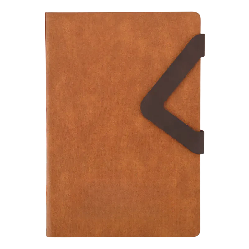 Metal Pen And Notebook (Orange)