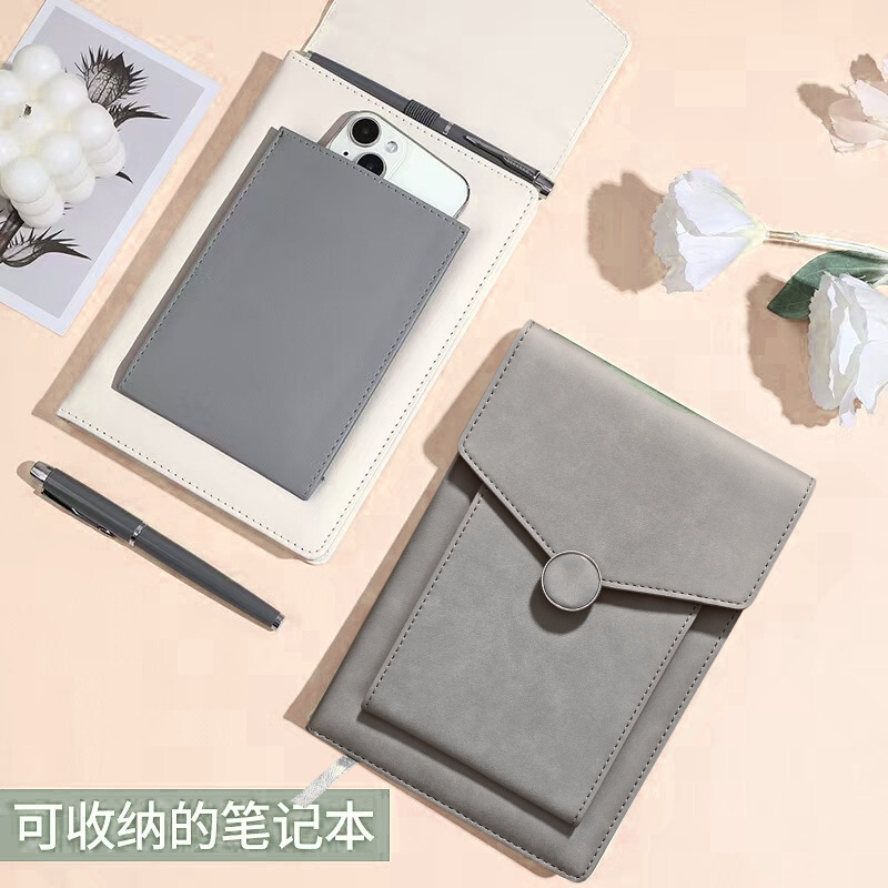 Diary and Metal pen Set (Grey)