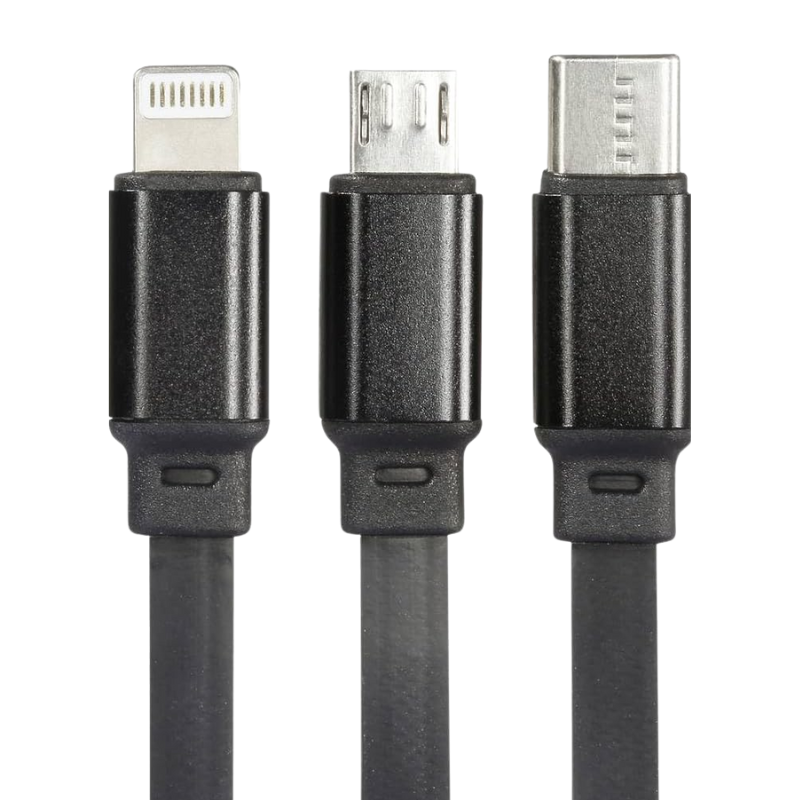 Retractable 3in1 charging cable