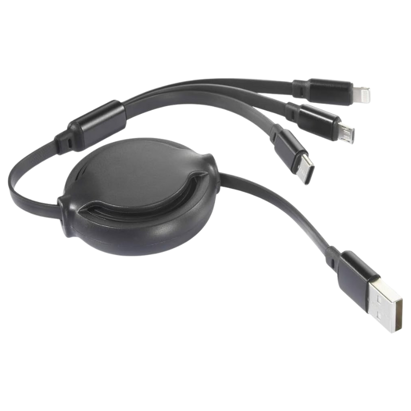 Retractable 3in1 charging cable