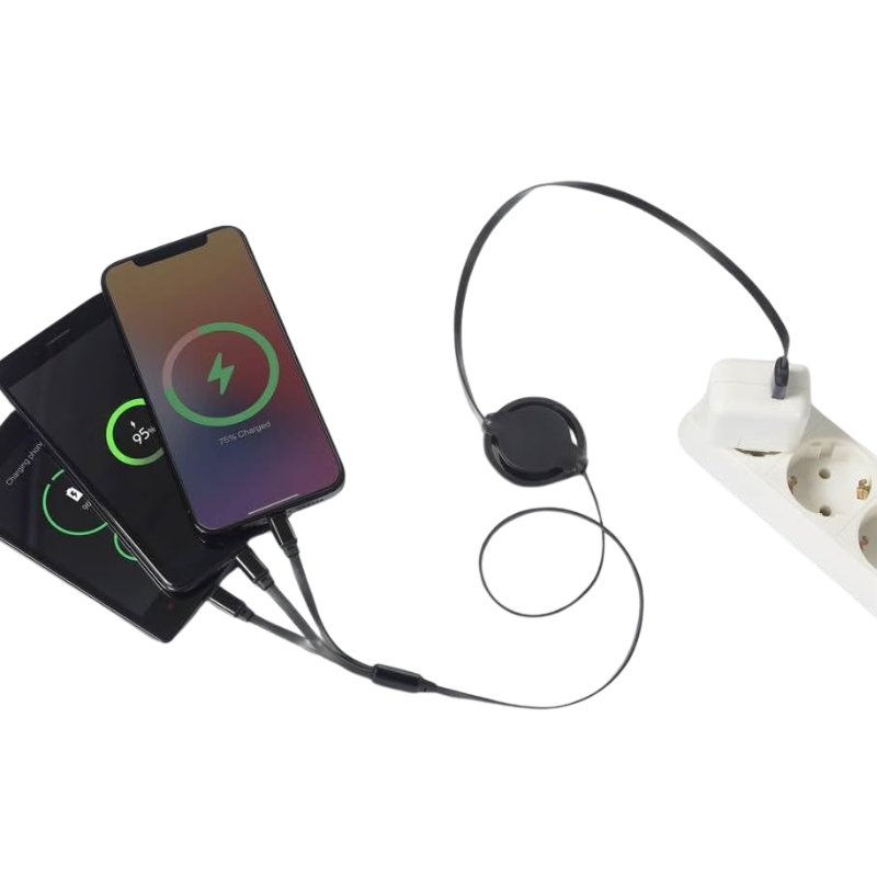Retractable 3in1 charging cable