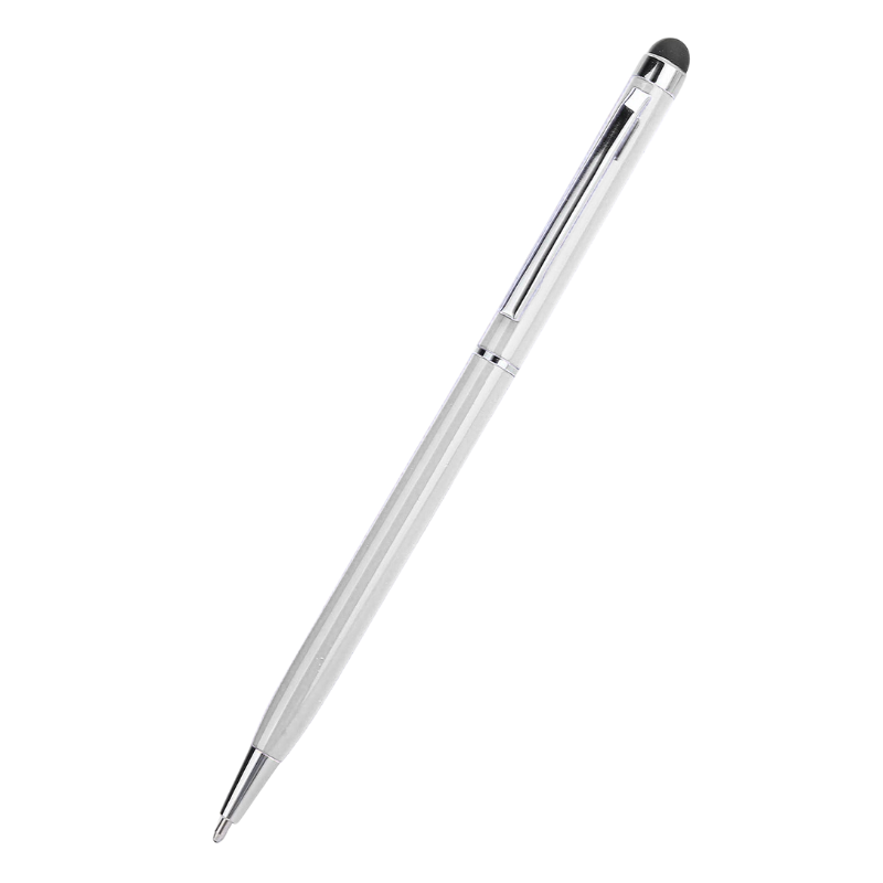 Metal keychain And Ball Pen kit (White)