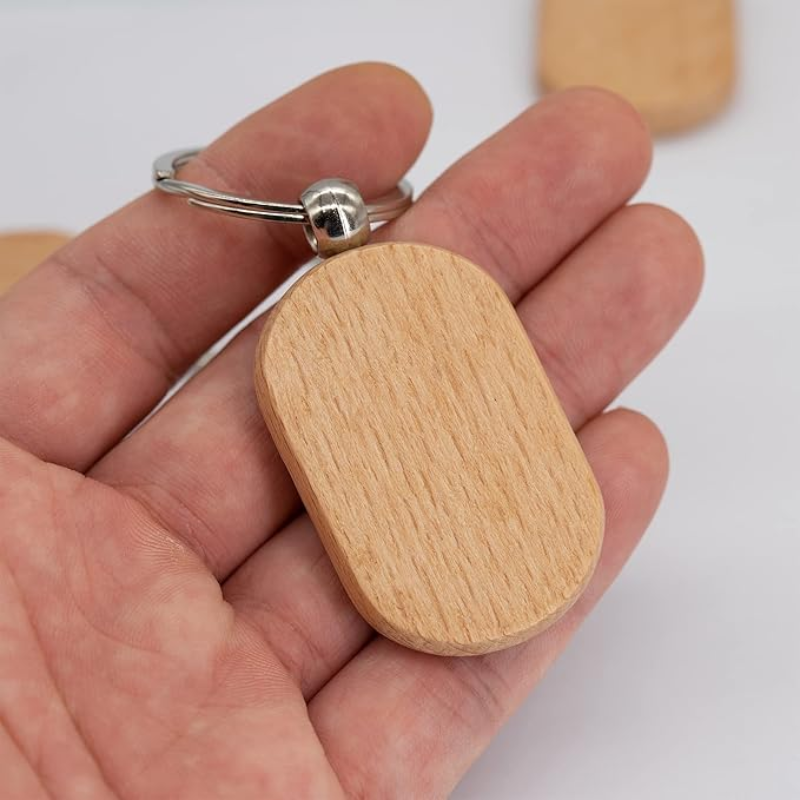 Bamboo Keychain
