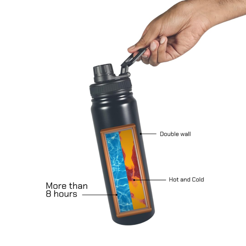 Office Flow Steel Bottle