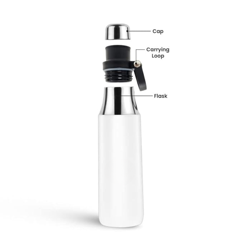 Work Well Stainless Bottle (White)