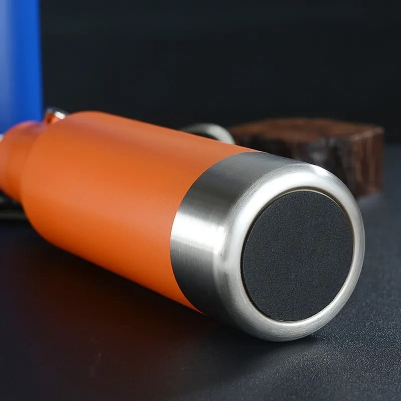 Office Onyx Stainless Desk Bottle (Orange)