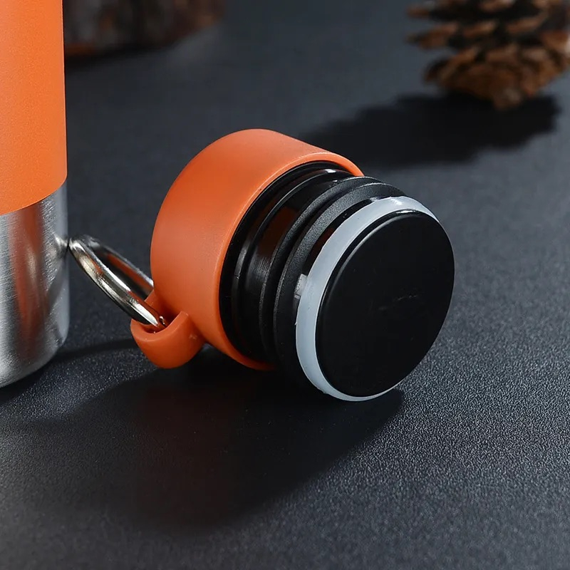 Office Onyx Stainless Desk Bottle (Orange)
