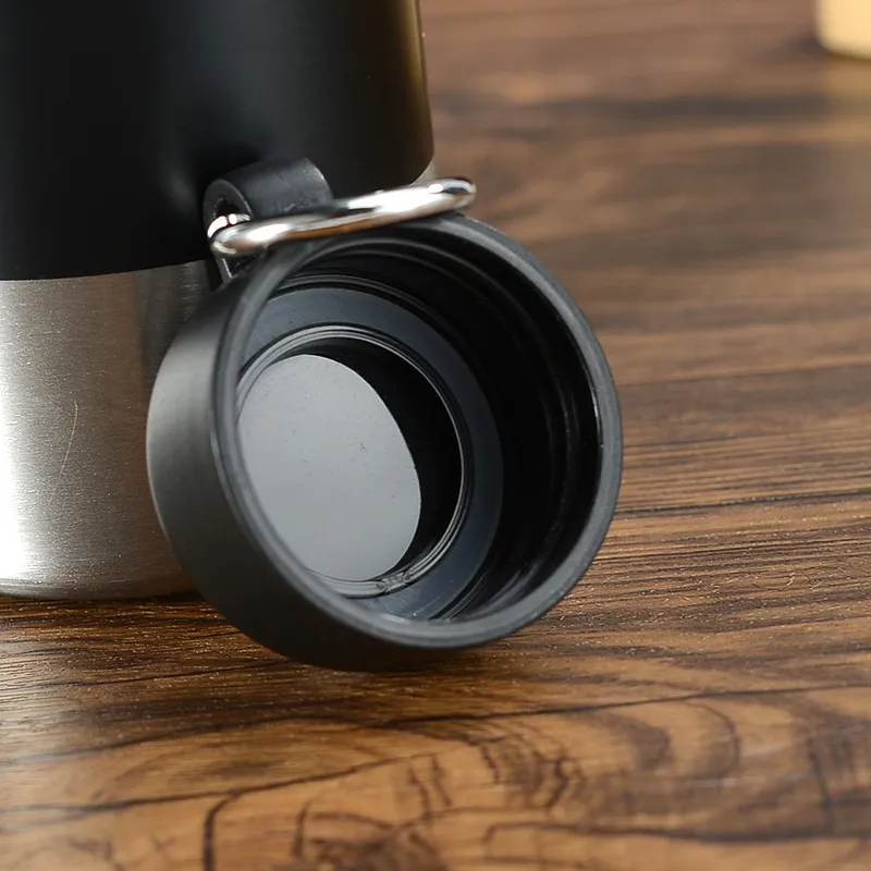 Office Onyx Stainless Desk Bottle (Black)