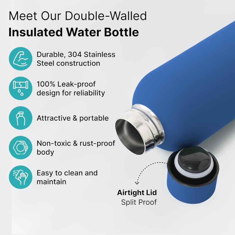 HydraGuard Steel Vessel (Blue)