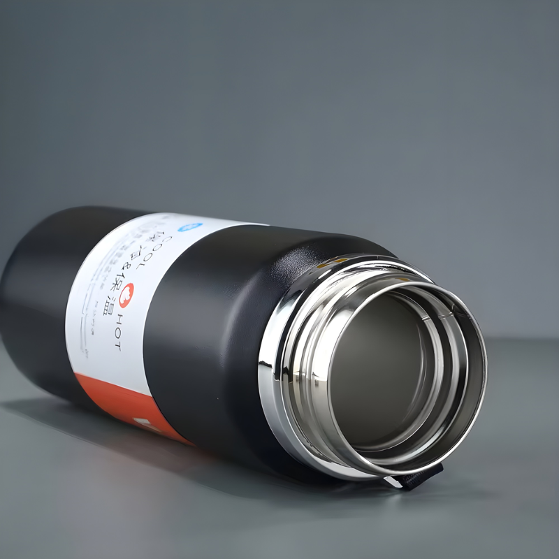 Work Well Stainless Desk Bottle (Black)