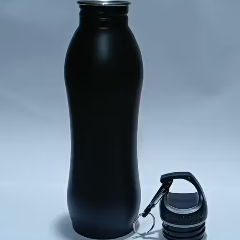 Stainless Steel Sports Water Bottle(Black)