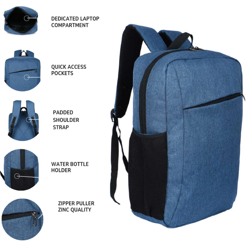 Corporate Linen Bagpack (Blue)