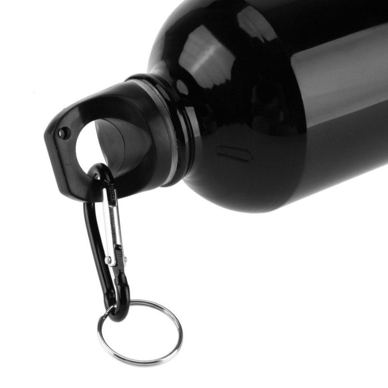 Aluminum Metal Glossy Bottle (Black)