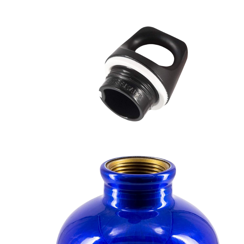 Aluminium Metal Glossy Bottle (Blue)