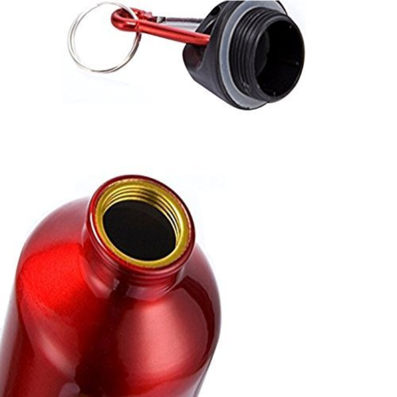 Aluminium Metal Glossy Bottle (Red)