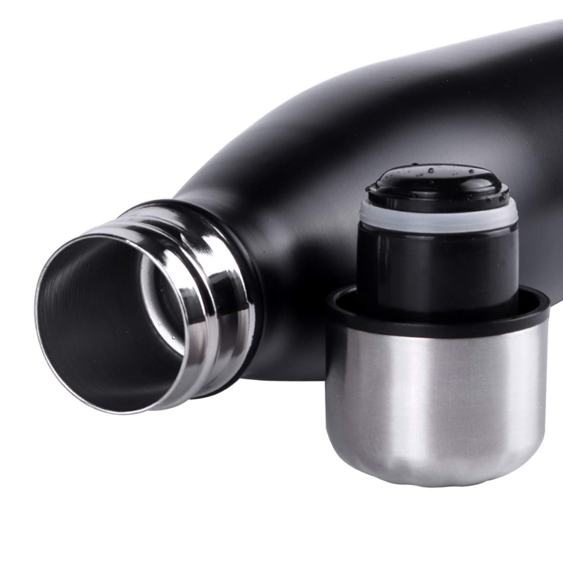 Profes Steel Desk Bottle  (Black)