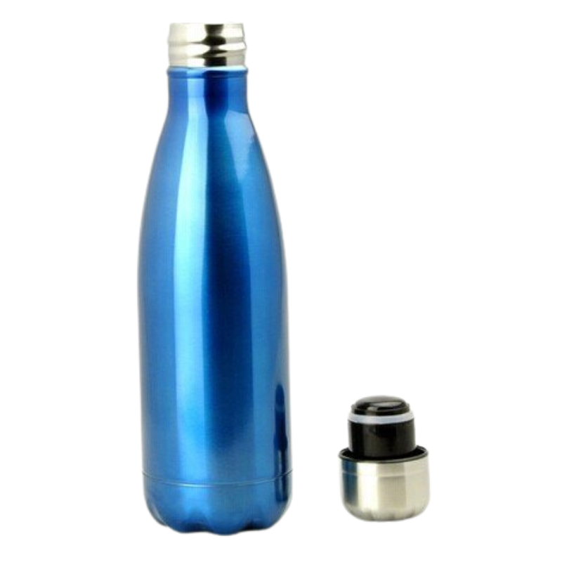 Profes Steel Desk Bottle  (Blue)