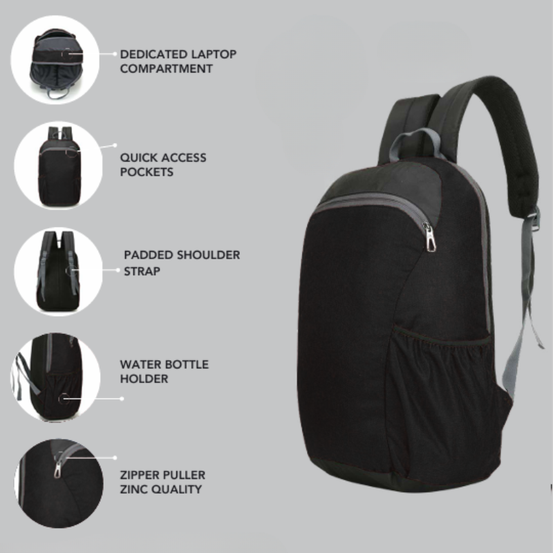 Pebble Backpack (Black)