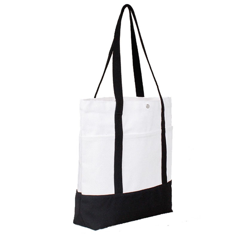 Customized Tote Bag With Black Handle
