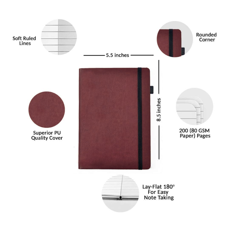 Glimmer Diary (Dark Brown)
