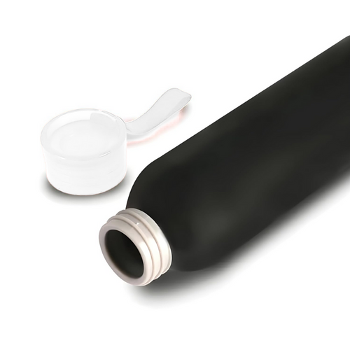 Aluminium Metal Bottle With Silicon Cap (White)