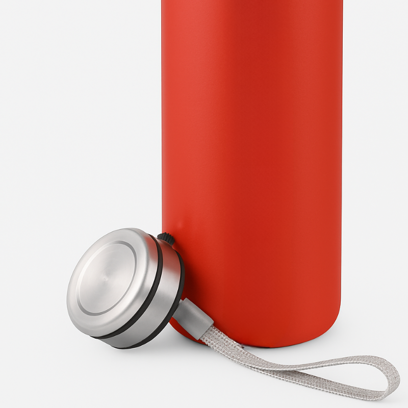 Hight Quality Stainless Steel Bottle  With String (Red)