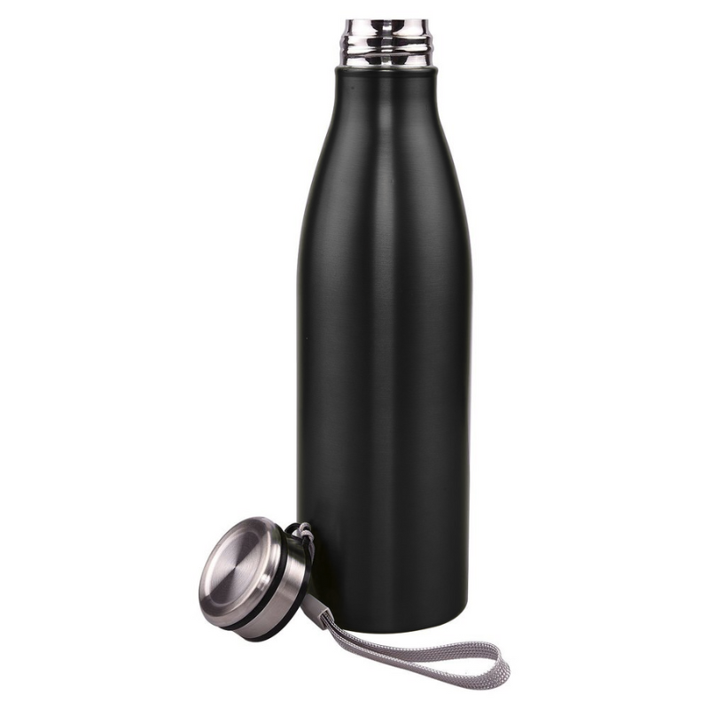 Hight Quality Stainless Steel Bottle  With String (Black)