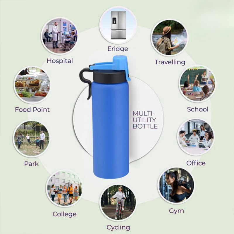 Superior Grade Steel Bottle (Blue)