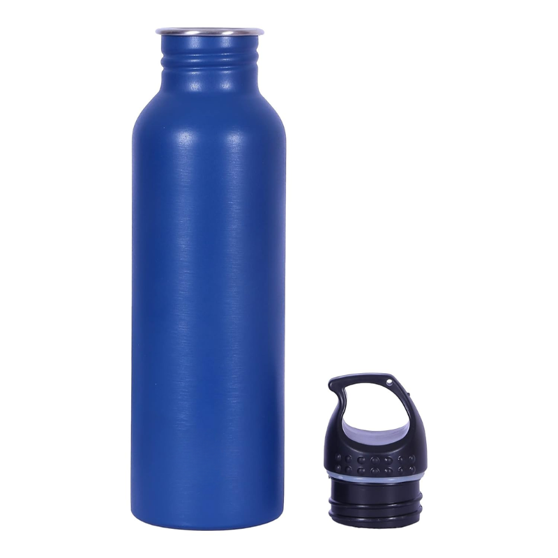 Robust Steel Water Bottle With Break Proof And Leak Proof (Blue)