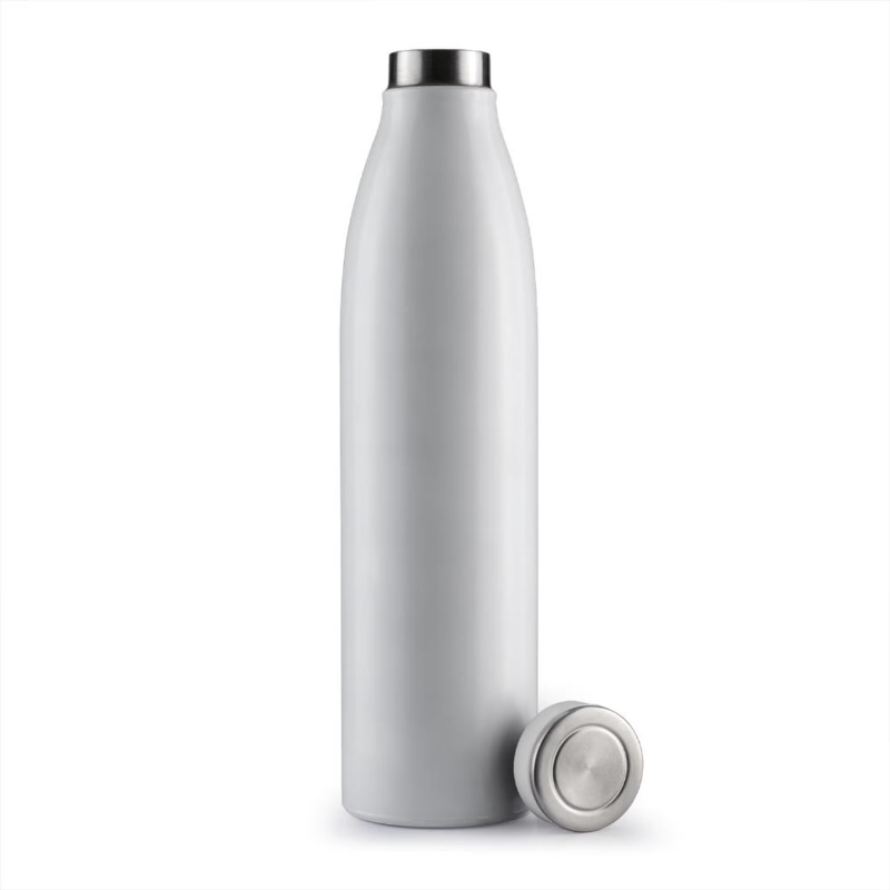 Executive Steel Water Bottle (White)