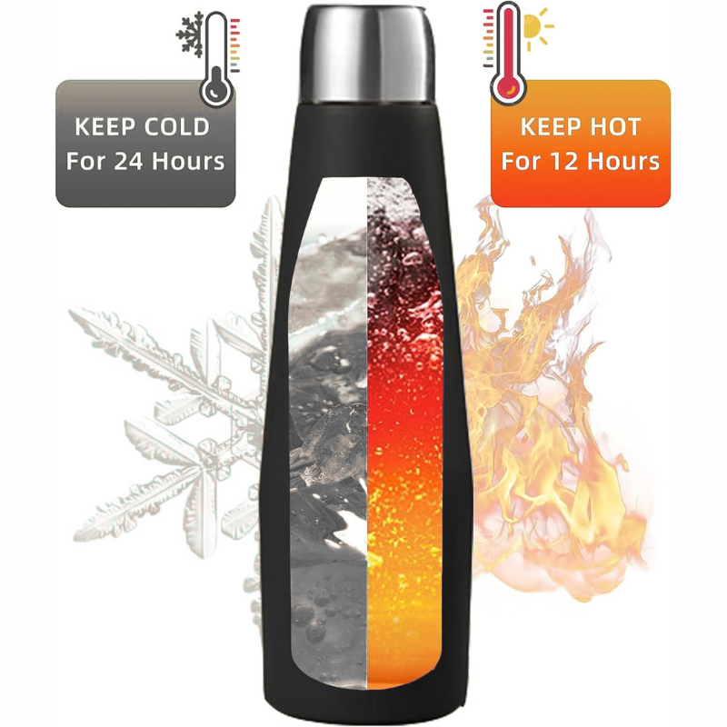 Desktop Flow Steel Bottle (Black)