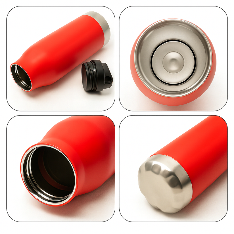 Double Wall Sports Water Bottle (Red)