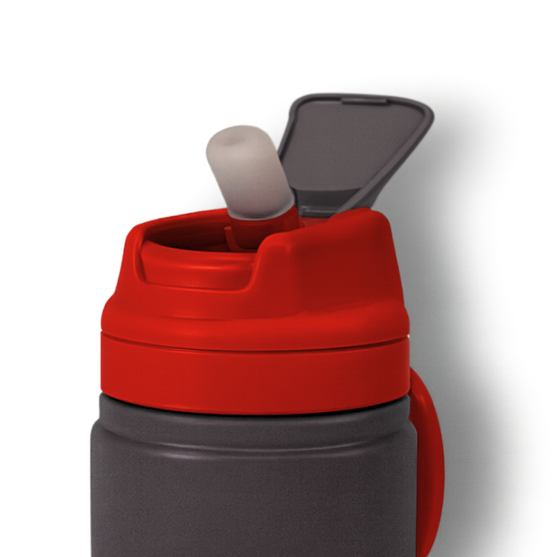 Vacuum Hot & Cold  Sports Sipper Bottle (Red)
