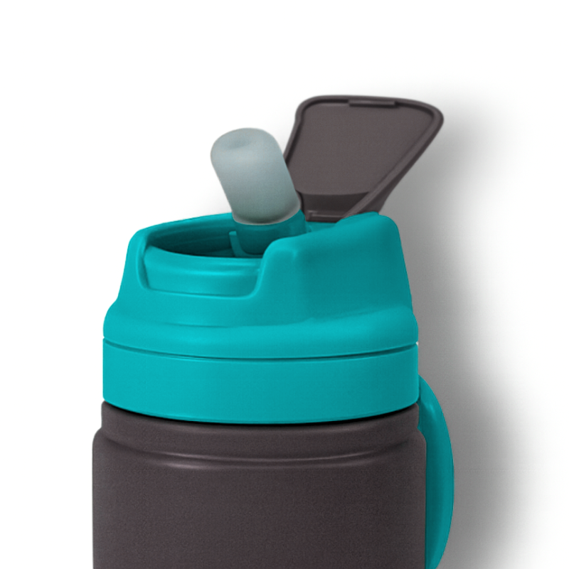 Vacuum Hot & Cold  Sports Sipper Bottle (Blue)