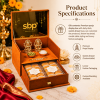 Premium Pooja Display Gift Box product specifications