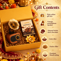 Vintage Gramophone Diwali Gift Hamper contents overview