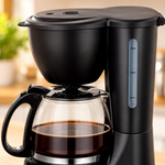 6 Cup Drip Coffee Maker close-up showing water level window
