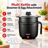 Multi Kettle with Steamer and Egg Attachment product specifications