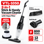 2-in-1 Stick & Handy Vacuum Cleaner product specifications